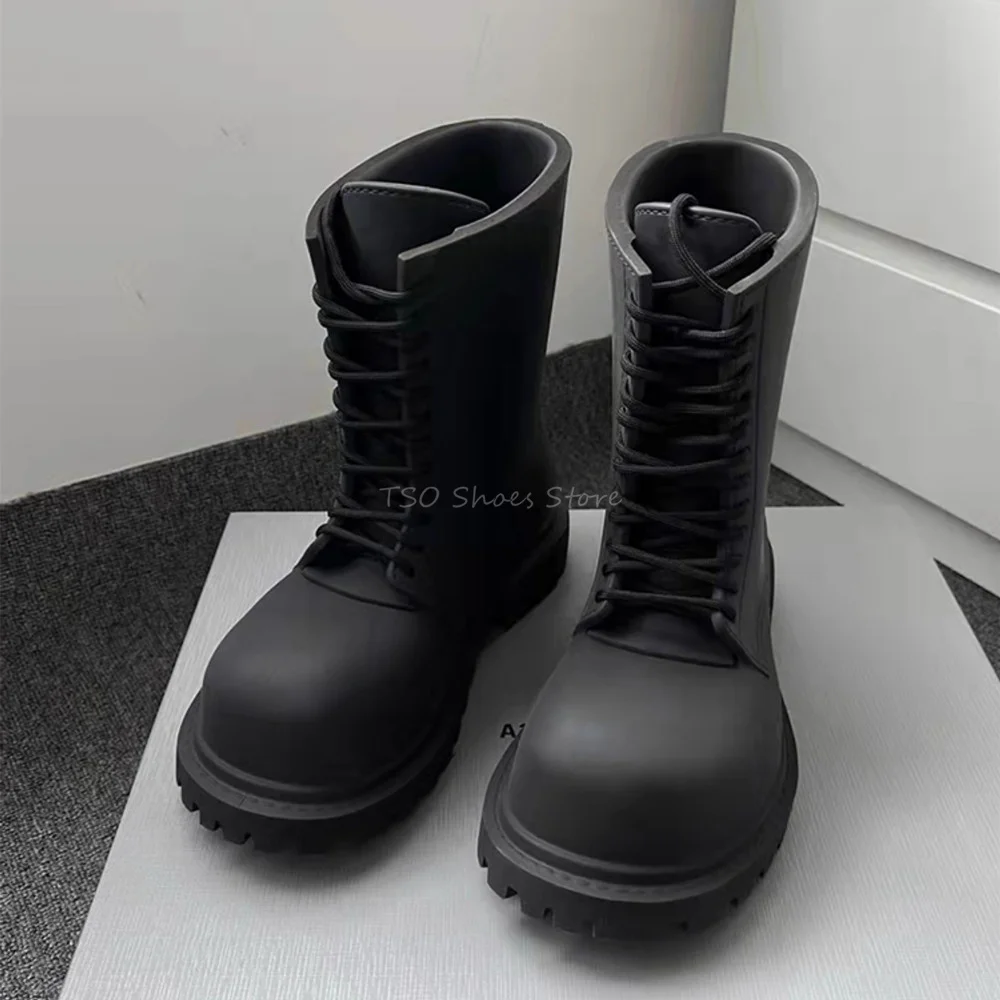 Thick Bottom Black Boots for M – Chelsea Boots Men recenzja i cena