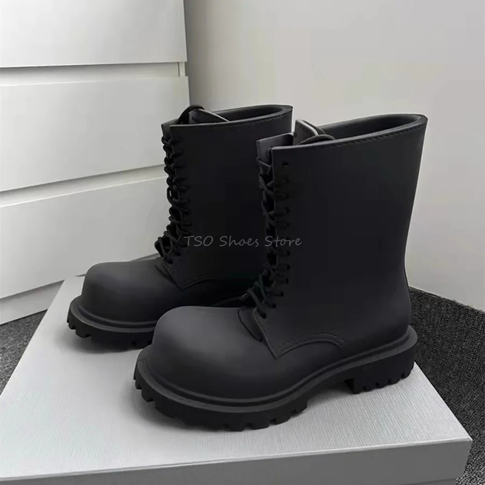 Thick Bottom Black Boots for M – Chelsea Boots Men recenzja i cena