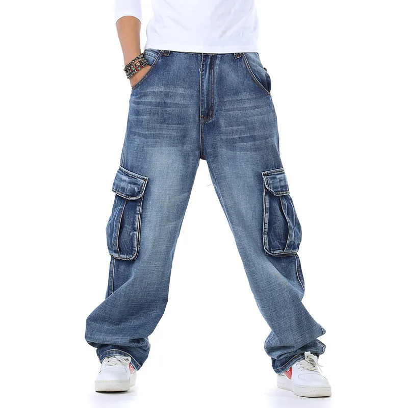 Mens Baggy Jeans Spring and Au – Men'S Fashion For Fat Guys recenzja i cena