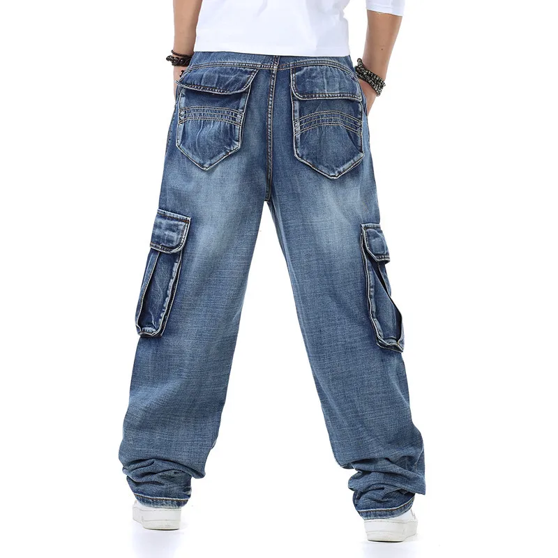 Mens Baggy Jeans Spring and Au – Men'S Fashion For Fat Guys recenzja i cena