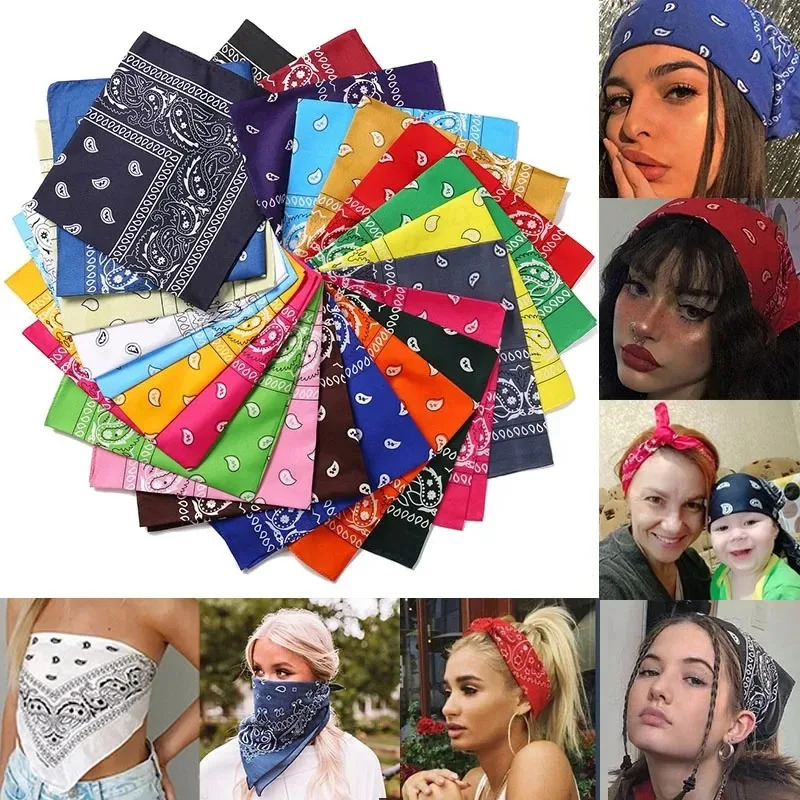 3/6pcs Hip Hop Bandana 23 Styl – Men Fashion Hair Style recenzja i cena
