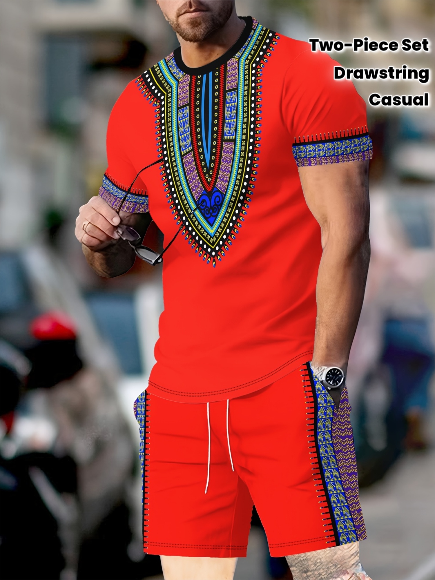 New Men's Suits African Dashik – Men'S Fashion Undershirt recenzja i cena