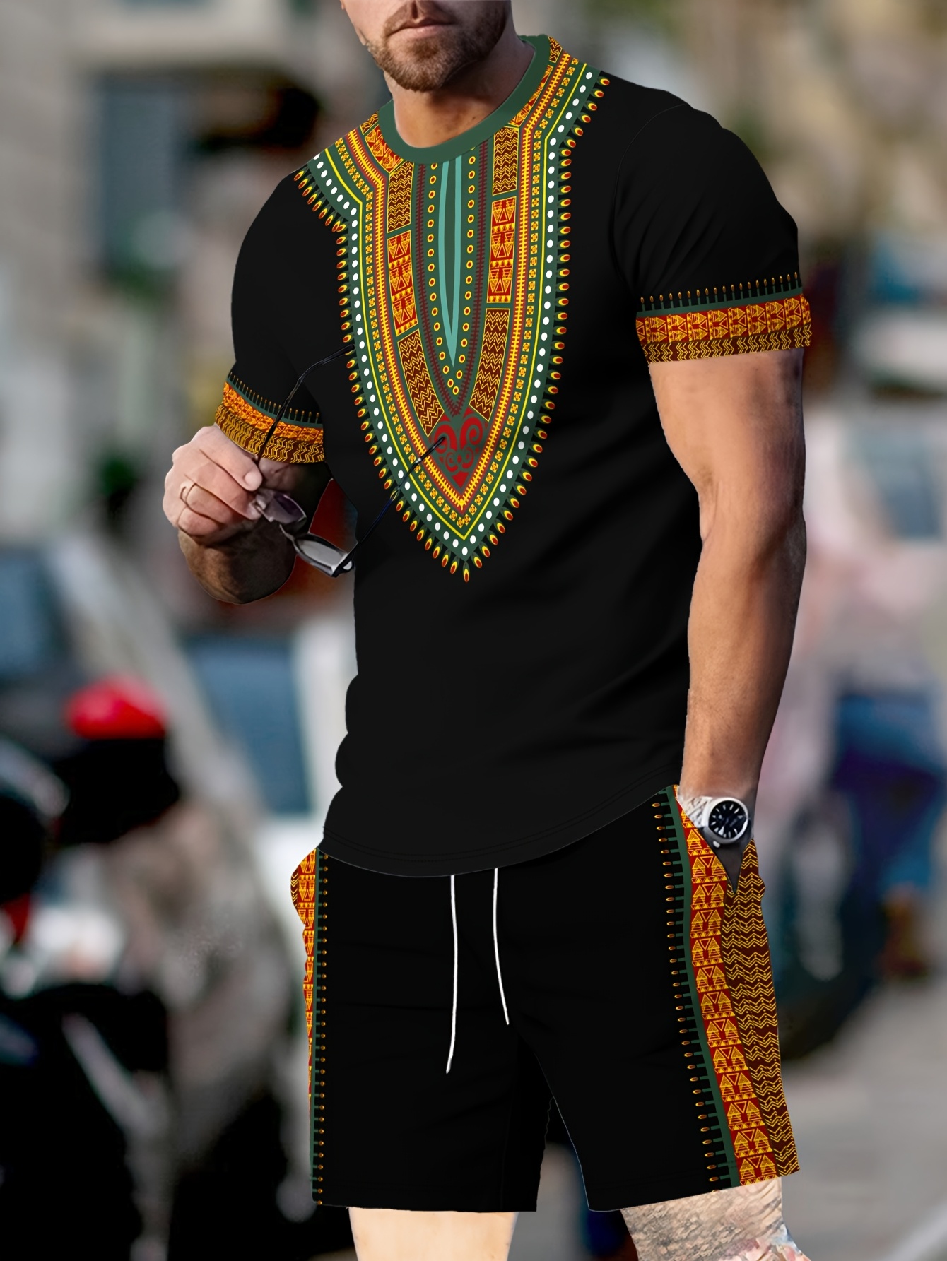 New Men's Suits African Dashik – Men'S Fashion Undershirt recenzja i cena