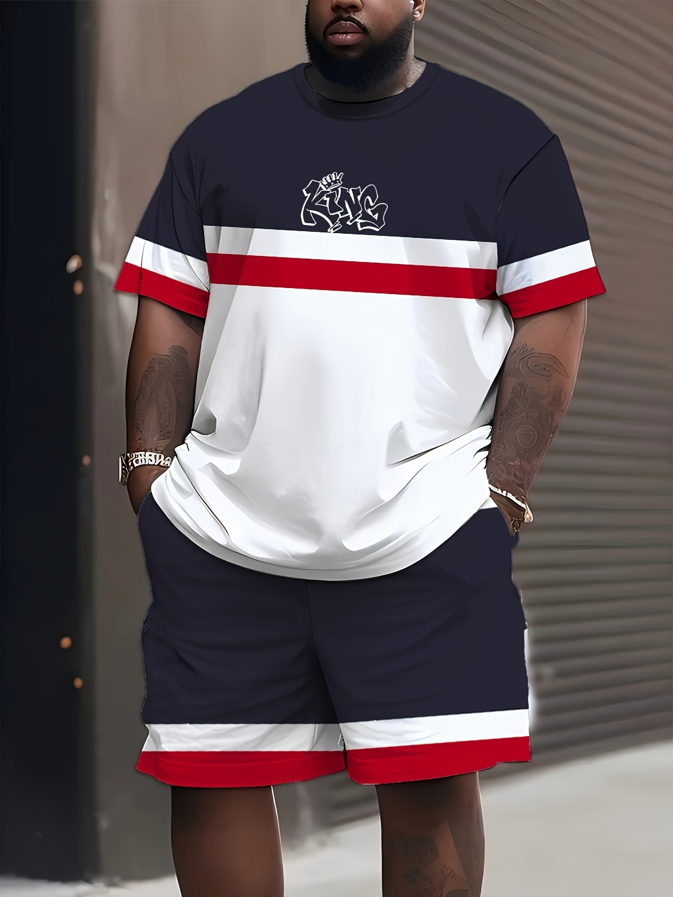 New Plus Size Men's T-shirt An – Men'S Fashion Undershirt recenzja i cena