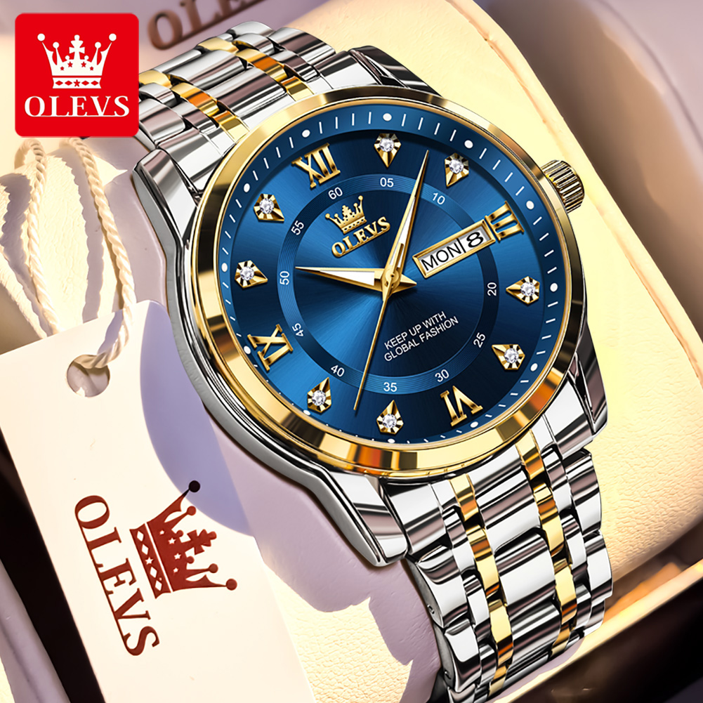 OLEVS Brand Fashion men's watc – Men'S Fashion Model recenzja i cena