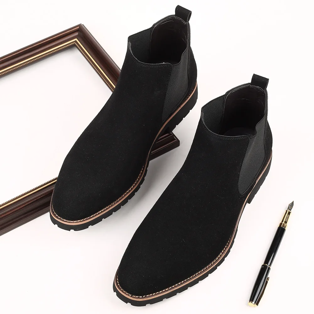 Men Ankle Boots British Style  – Chelsea Boots Men recenzja i cena