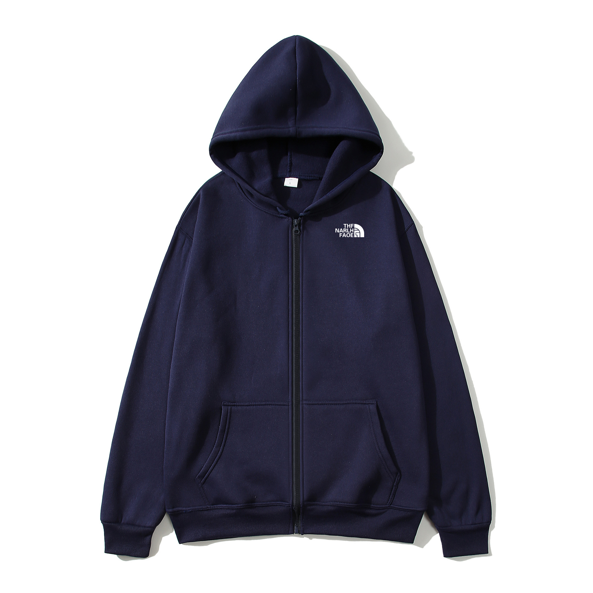 Fashion Casual Black Gray Blue – Men'S Fashion Zipper Hoodie recenzja i cena