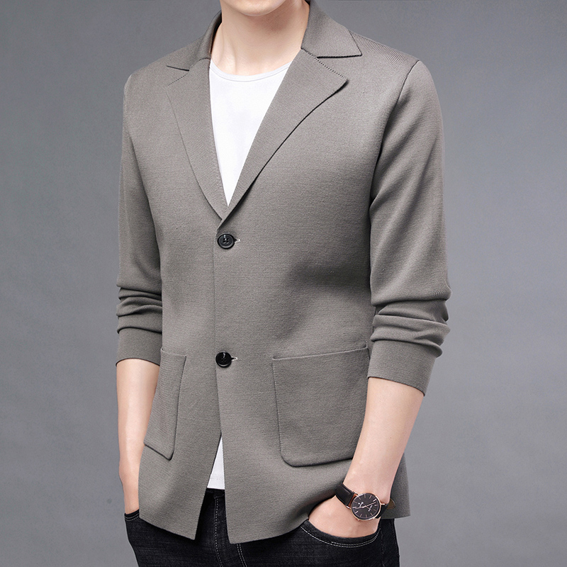 New Cardigan Men Knitwear Blaz – Mens Fashion Blazer recenzja i cena