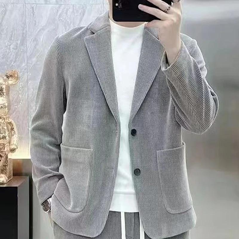Fashion Suit Men's Spring Autu – Mens Fashion Blazer recenzja i cena
