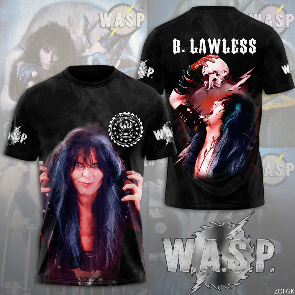 W.A.S.P Rock 3D Printing T-shi – Men'S Fashion Y2K recenzja i cena
