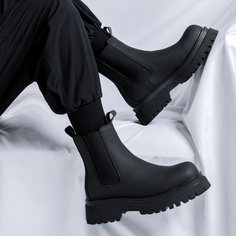 2026 Platform Black High Top B – Chelsea Boots Men recenzja i cena