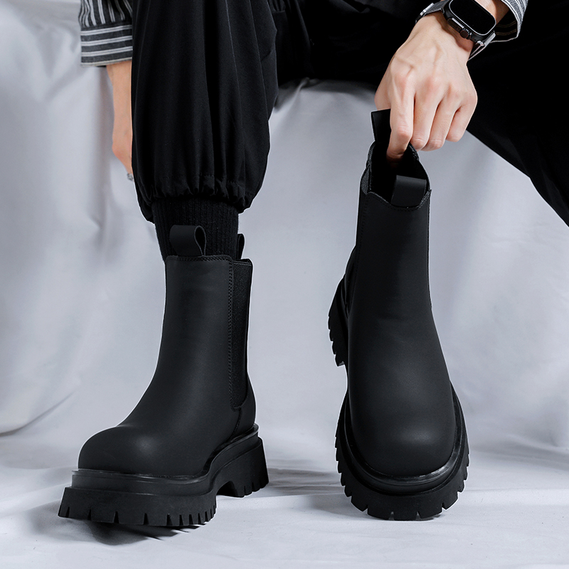 2026 Platform Black High Top B – Chelsea Boots Men recenzja i cena