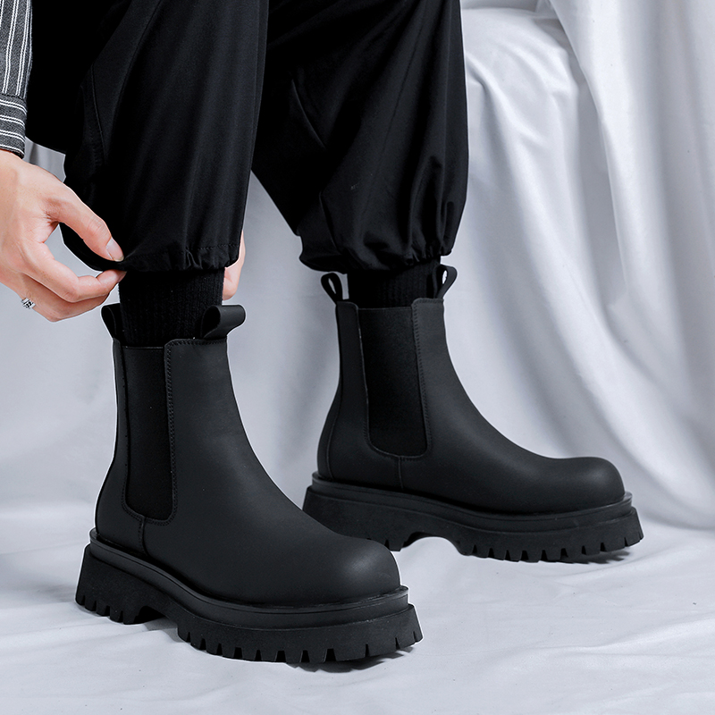 2026 Platform Black High Top B – Chelsea Boots Men recenzja i cena