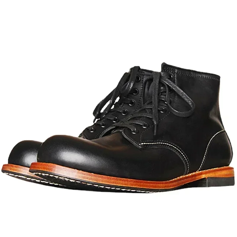 Vintage Men Goodyear-Welted Ge – Men'S Fashion For Wedding recenzja i cena