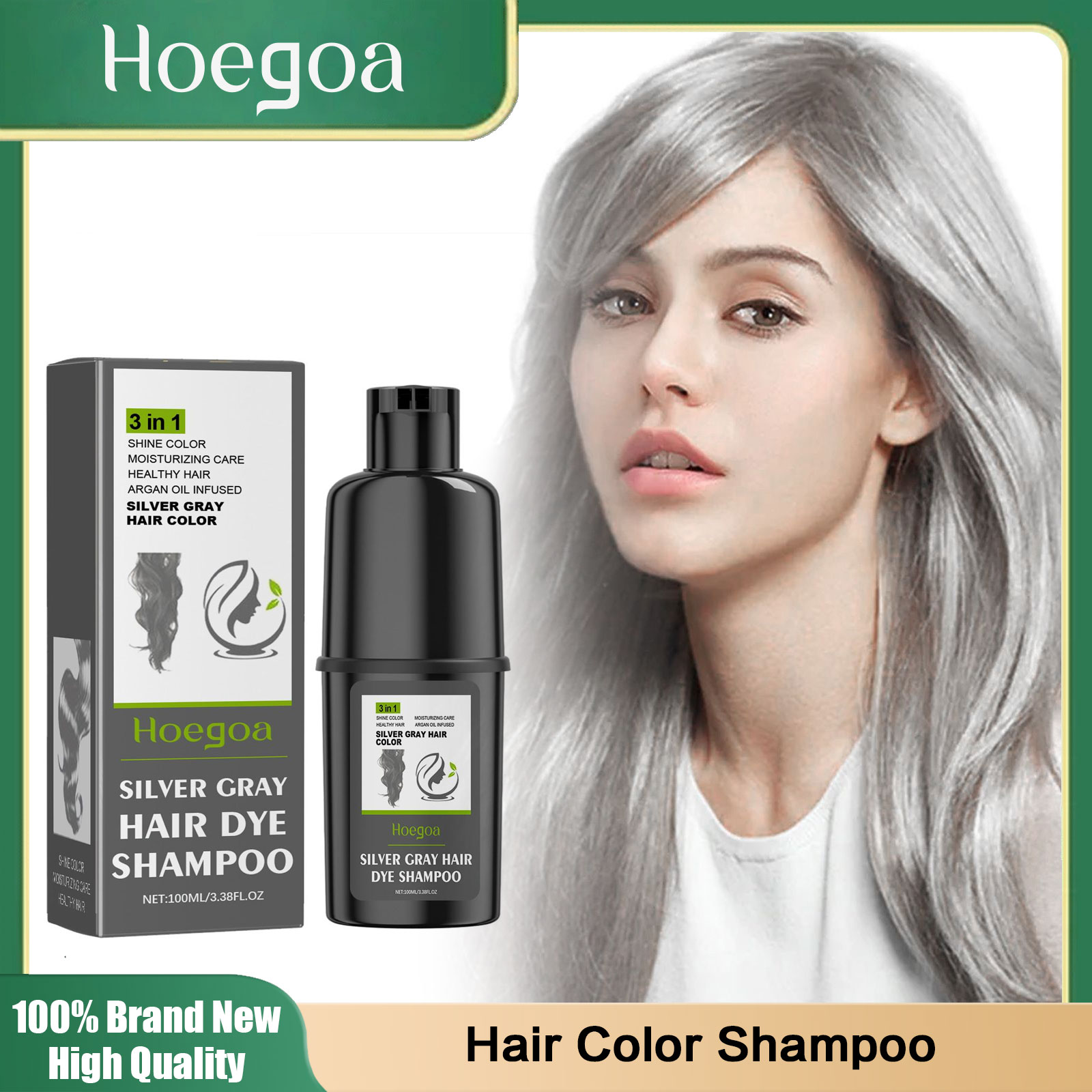 3 In 1 Hair Coloring Shampoo N – Men Fashion Hair Style recenzja i cena