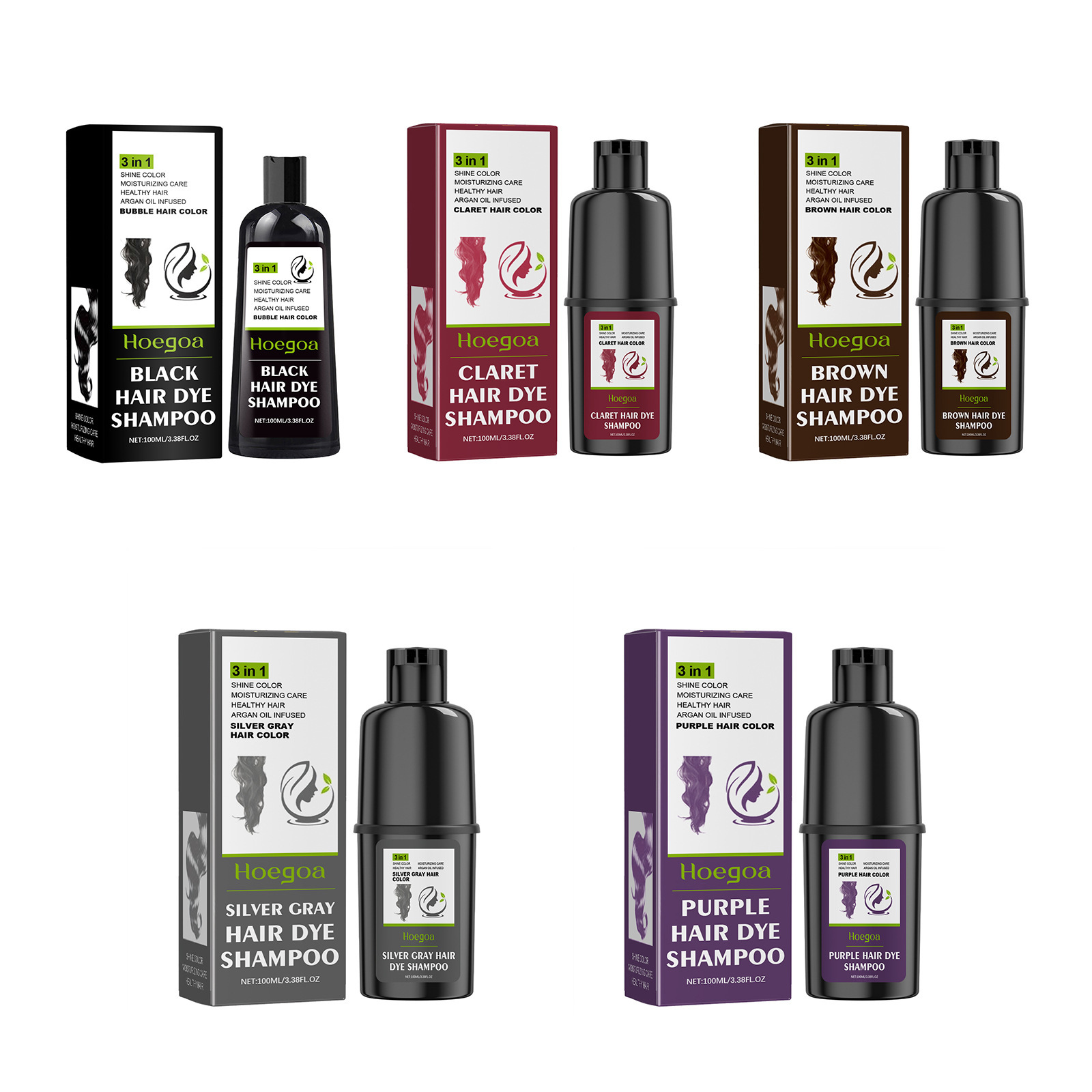 3 In 1 Hair Coloring Shampoo N – Men Fashion Hair Style recenzja i cena
