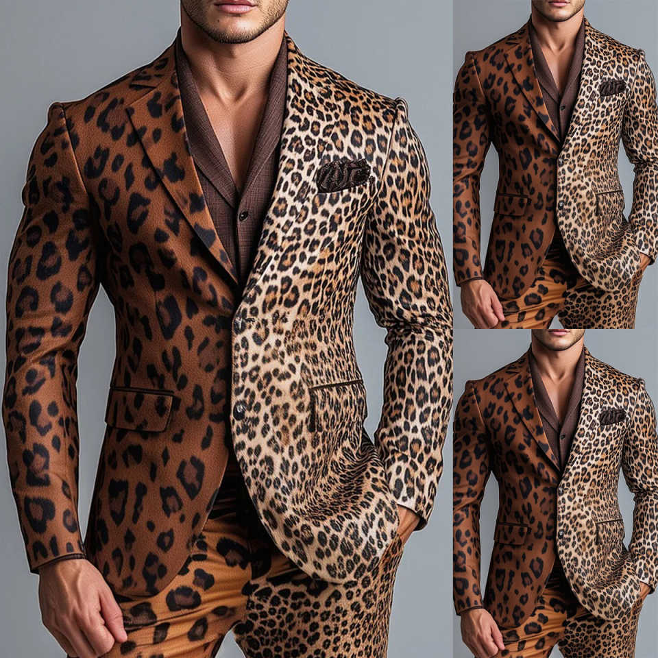 Fashion 2 Pieces For Men Suits – Mens Fashion Blazer recenzja i cena